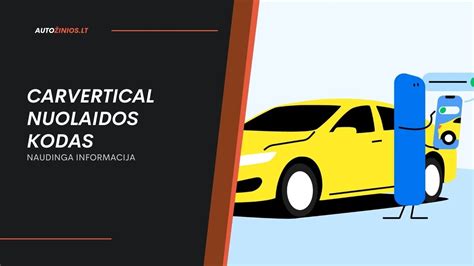 QR kodas su automobilio istorijos nuoroda