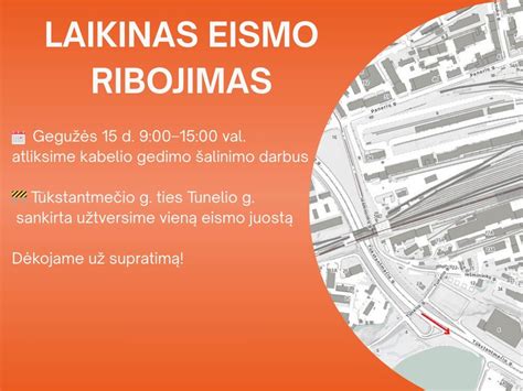 schema, rodanti incidento vietą Tūkstantmečio gatvėje ir aplinkinius eismo ribojimus