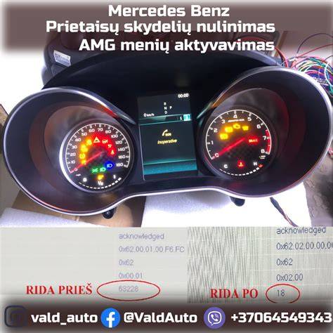 Infografika: Mercedes-Benz prietaisų skydelio spalvų kodavimas ir pagrindiniai simboliai
