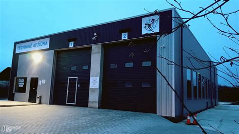 Ariogalos techninės apžiūros stoties fasadas