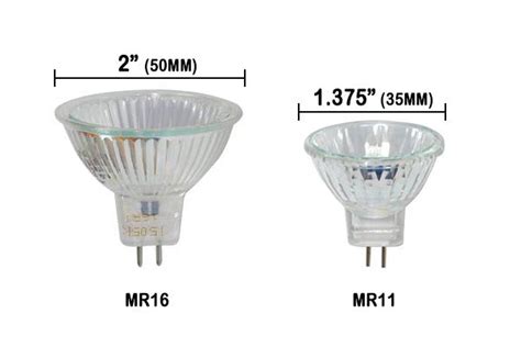 MR16 vs MR11: pagrindiniai skirtumai (skersmuo, cokolis, įtampa)
