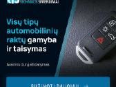 Automobilių šviesų tipų palyginimo diagrama