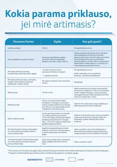 Informacinė schema apie pagrindinius veiksmus netekus artimojo: nuo palaikų paėmimo iki galutinių dokumentų sutvarkymo.