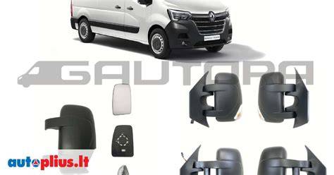 Infografika: Renault Master dalys ir jų sritis