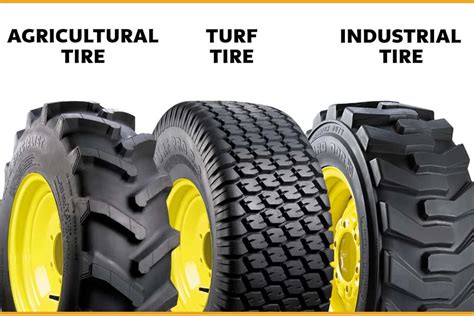 Image showing different types of tires, including tractor tires