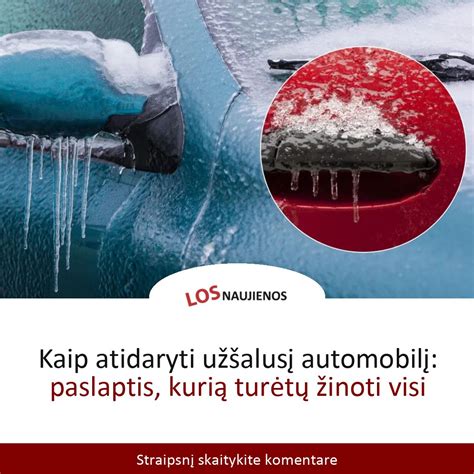 Patarimai, kaip atidaryti užšalusį kuro baką