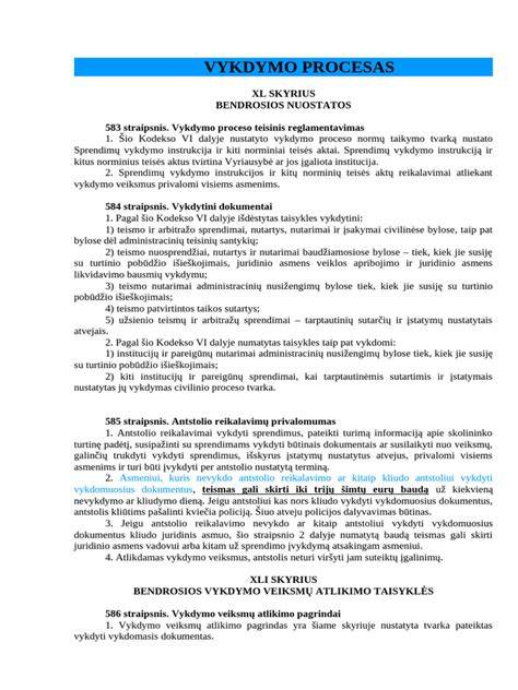 Vykdymo proceso subjektyvūs vaidmenys