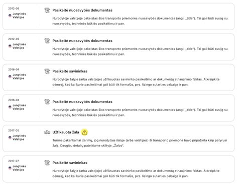 svarbiausių pažymų, reikalingų automobilio sugrąžinimui į eismą, sąrašas