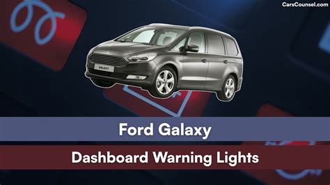 The dashboard of a Ford Galaxy with a highlighted speedometer