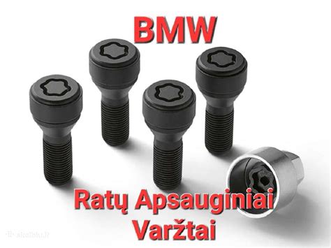 BMW ratų apsauginiai varžtai