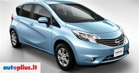 Tematinė nuotrauka su Nissan Note automobiliu, išryškinanti jo dizaino elementus.