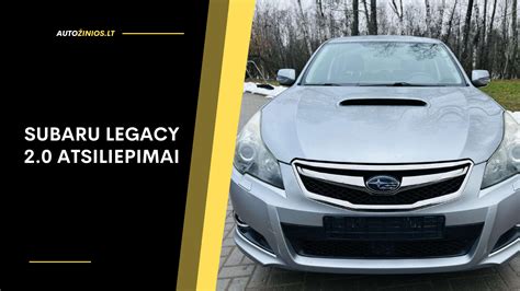 Infografika: Dažniausiai keičiamos Subaru Legacy dalys ir jų vidutinės kainos
