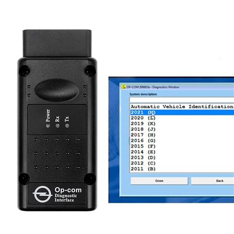 OP-COM diagnostikos adapteris
