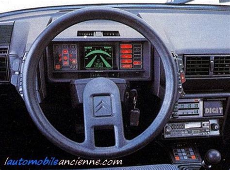 Vaizdas su Citroën BX Digit modelio skaitmeniniu prietaisų skydeliu