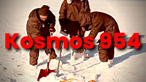 Schema, iliustruojanti „Kosmos-954“ palydovo trajektoriją ir nukritimo zoną Kanadoje.