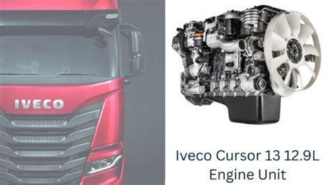 Iveco Cursor 13 variklio pjūvis su paskirstymo velenėliu