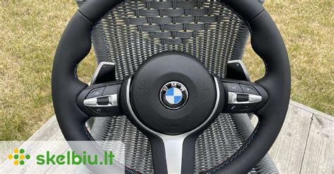 Palyginamoji nuotrauka: standartinis BMW E46 vairas ir multifunkcinis vairas