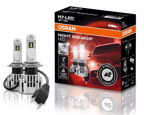 Suderinamumo lentelė su OSRAM NIGHT BREAKER LED