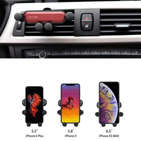 Infografika: telefono laikiklio naudojimo pavyzdžiai automobilyje su skirtingais kampo reguliavimais