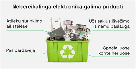 Tematinė nuotrauka: žmogus rūšiuoja elektronikos atliekas