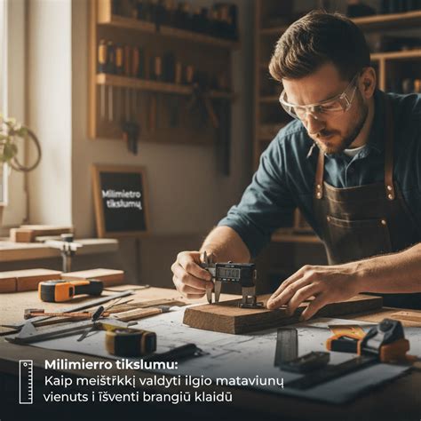 Infografika: centravimo proceso žingsniai ir tikslumu matavimo taškai