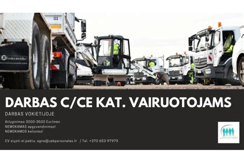 Tematinė nuotrauka: vairuotojas statybvietėje