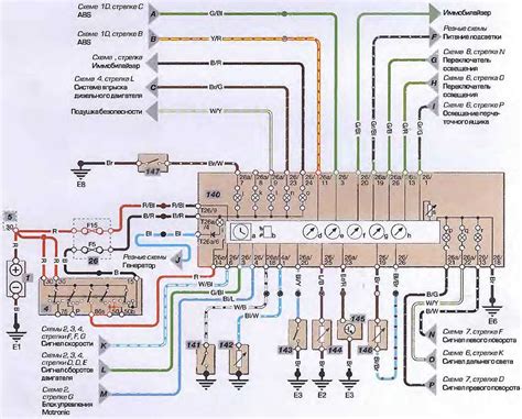 Audi A4 B7 komforto bloko schema