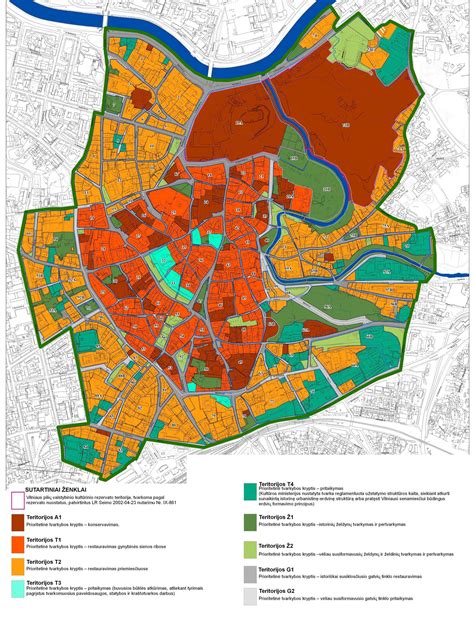 Vilniaus senamiesčio gatvės fragmento schema