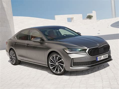 Skoda Superb III interjero ir eksterjero dizaino ypatybes