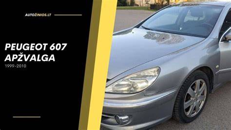 Infografika: ventiliatoriaus sistema Peugeot 607 ir galimos gedimų kryptys