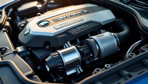 Variklio skyriaus vaizdas su BMW TwinPower Turbo technologija