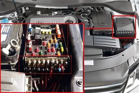 Schema, rodanti Volkswagen Passat B7 kondicionieriaus sistemos komponentų išdėstymą, su akcentu ant daviklio vietos