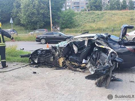Incidento vieta Vilniuje, kur įvyko BMW avarija