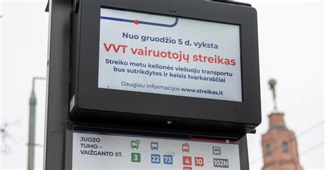 Vilniaus viešojo transporto streikas