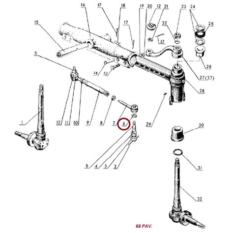 Rover 45 vairo traukės šarnyro schema