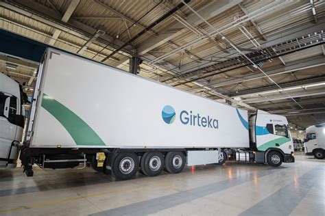 Infografika apie „Girteka Logistics“ indėlį į tvarią logistiką