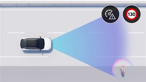perspėjimo apie iš galo artėjančius automobilius sistemos iliustracija