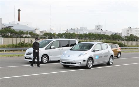Nissan autonominių automobilių vizijos iliustracija