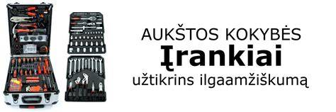 Iliustracija: aukštos kokybės plieno lydinio įrankiai