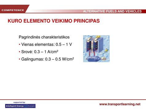 Schema: vandenilinio kuro elemento veikimo principas