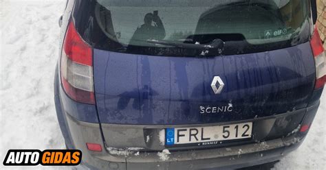 Renault Scenic II (2004 m.) variklio skyriaus schema