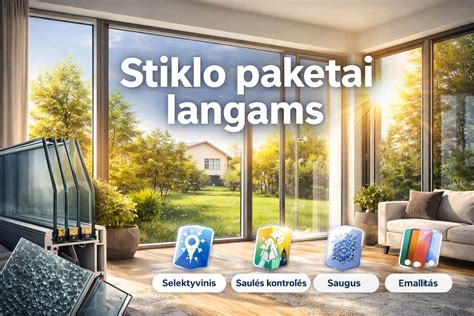 Infografika apie rasojančių langų priežastis ir sprendimus