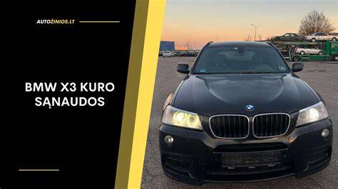 Infographic: BMW X3 2013 - varikliai, galia ir kuro sąnaudos