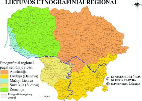 Žemėlapis su skirtingų regionų užrakto tipais