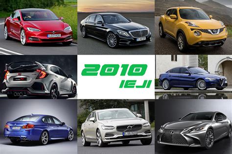 nuotrauka su įvairių automobilių dizaino pavyzdžiais: nuo klasikinio iki futuristinio