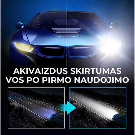 Infografika: automobilių žibintų evoliucija