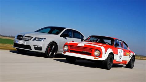 Skoda 180 RS ir 200 RS ralio automobilių nuotraukos