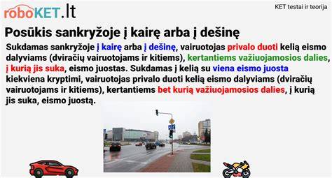 Infografika: Prioritetai ir „duoti kelią“ situacijos