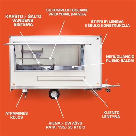 Aukštos kokybės maisto priekabos nuotrauka