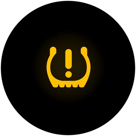 TPMS įspėjamoji lemputė prietaisų skydelyje